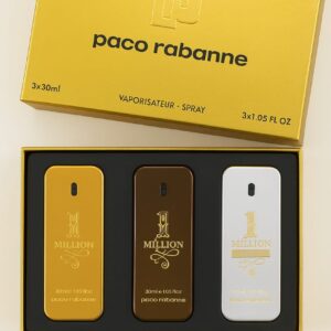 Paco Rabanne 1 Million Perfume Set for Men – 3 x 30ml
