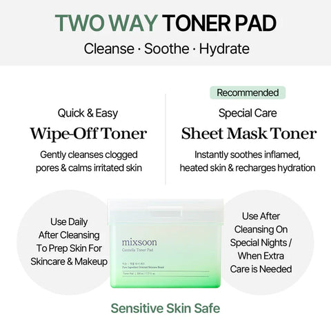 Mixsoon Centella Toner Pads 120 Pads - Image 3