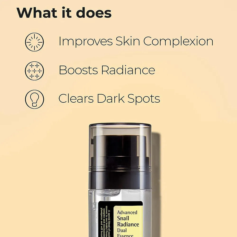COSRX Advanced Snail Radiance Dual Essence 80ml - Image 3