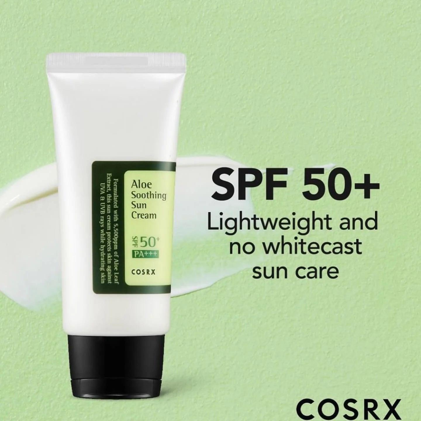 COSRX Aloe Soothing Sun Cream SPF50+/ PA+++