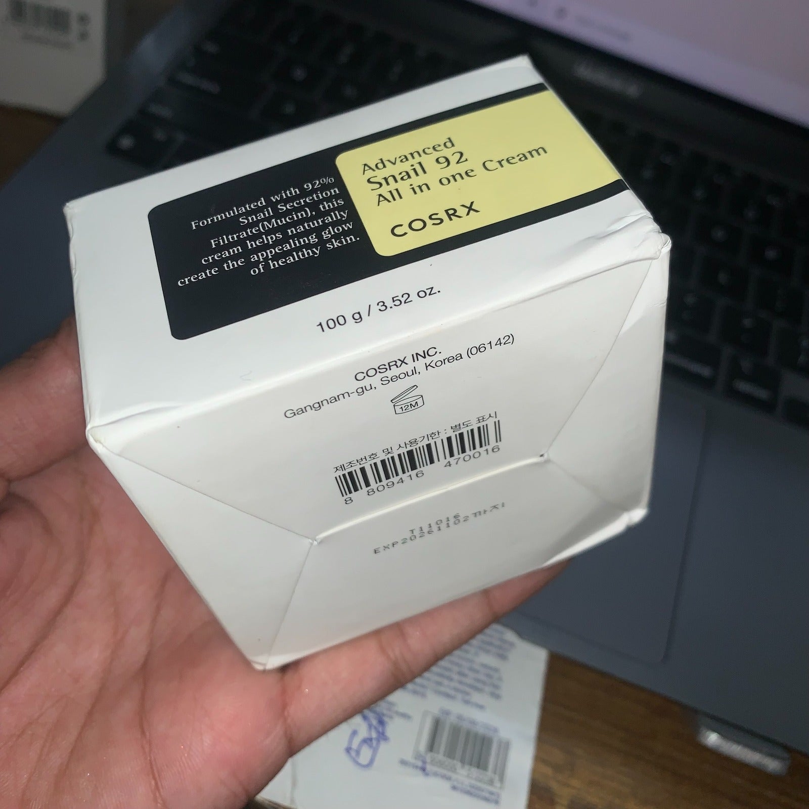 COSRX Advanced Snail 92 All in one Cream 100gm - Image 3