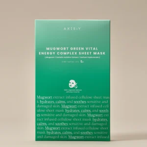 AXIS-Y Mugwort Green Vital Energy Complex Sheet Mask 27 ml Essence