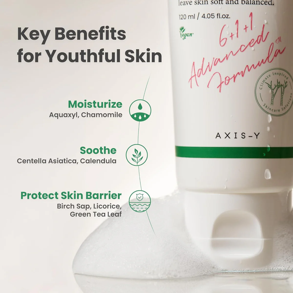 AXIS-Y Sunday Morning Refreshing Cleansing Foam, 120 ml - Image 4