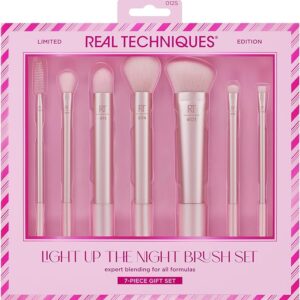 Real Techniques Light Up the Night 7-Piece Makeup Brush Gift Set