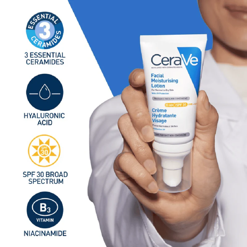 CeraVe Moisturizing Face Cream SPF30 52ml - Image 2