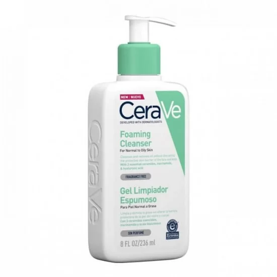 Cerave Foaming Cleanser For Normal To Oily Skin 236ml