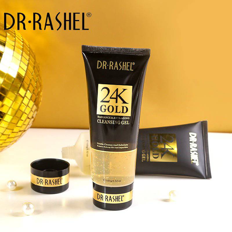 Dr. Rashel 24K Gold Radiance & Anti-Ageing Cleansing Gel – 100g