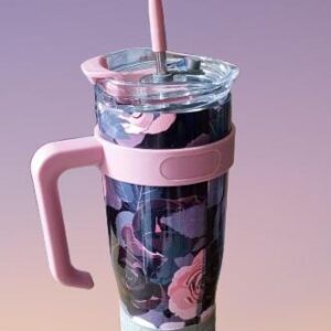 Ameya Double Wall Stainless Steel Tumbler 1180ML silicone with cape