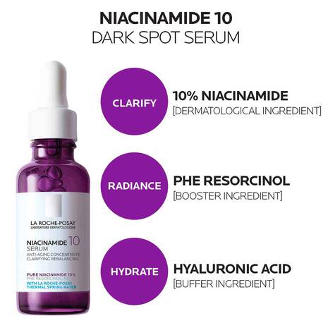 La Roche Posay Pure Niacinamide 10 Serum - Image 4