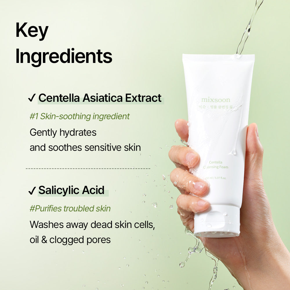 Mixsoon Centella Cleansing Foam 150ml - Image 4
