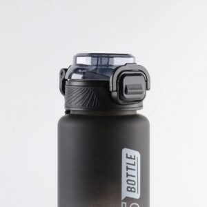 Sports Water Bottle with Measurements, 1000ml Capacity, Gradient Colours, Leak-Proof Lid