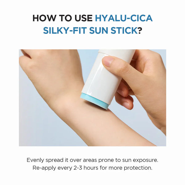 SKIN1004 Madagascar Centella Hyalu-Cica Silky-Fit Sun Stick SPF50+ PA++++ 7gm - Image 4
