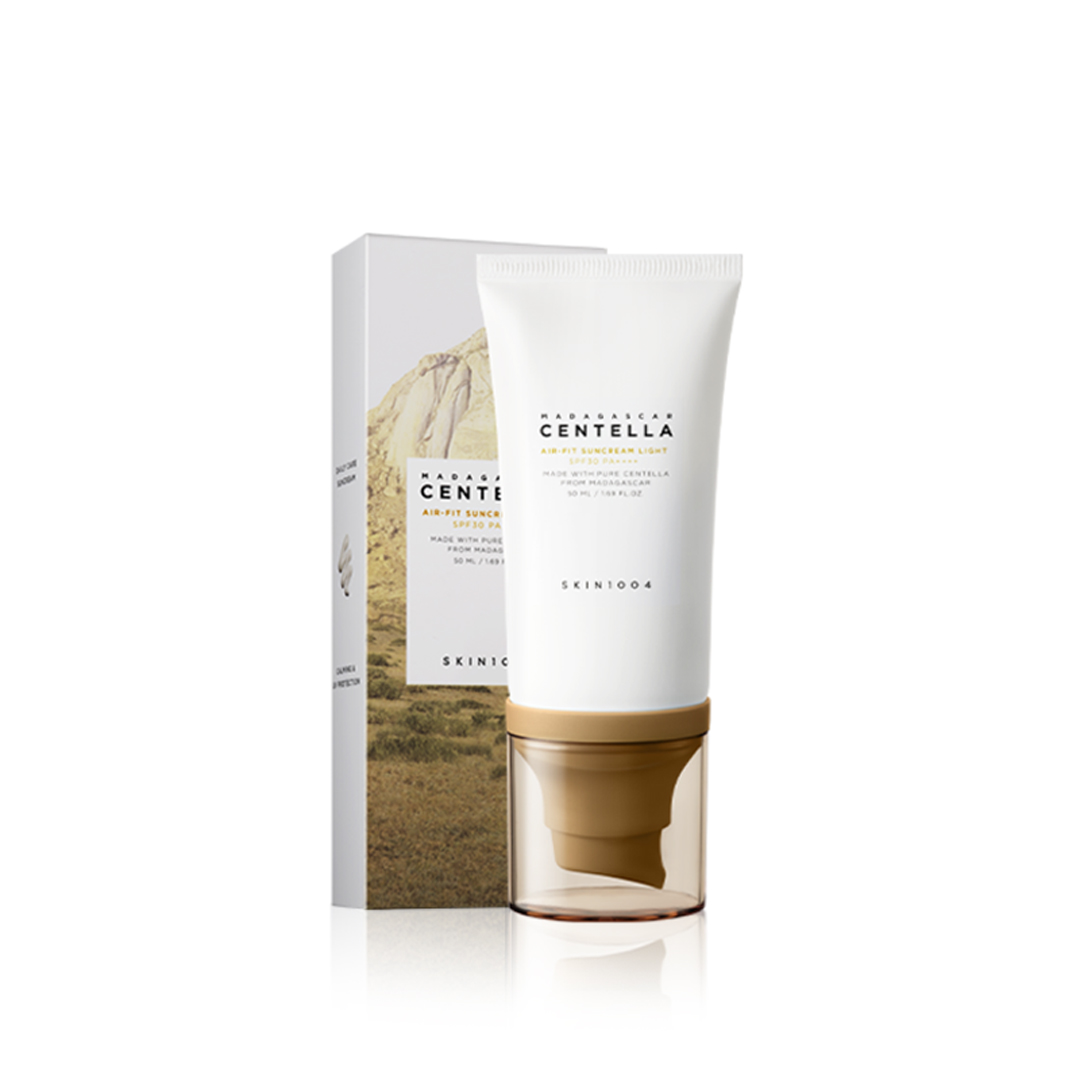 SKIN1004 Madagascar Centella Air-Fit Suncream Light SPF50+ PA++++ 50ml – Korean Sunscreen