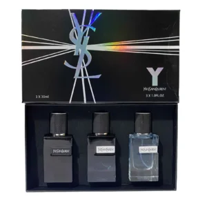 Yves Saint Laurent Y Collection Perfume Gift Set – 3 x 30ml (Men’s Fragrance Trio)