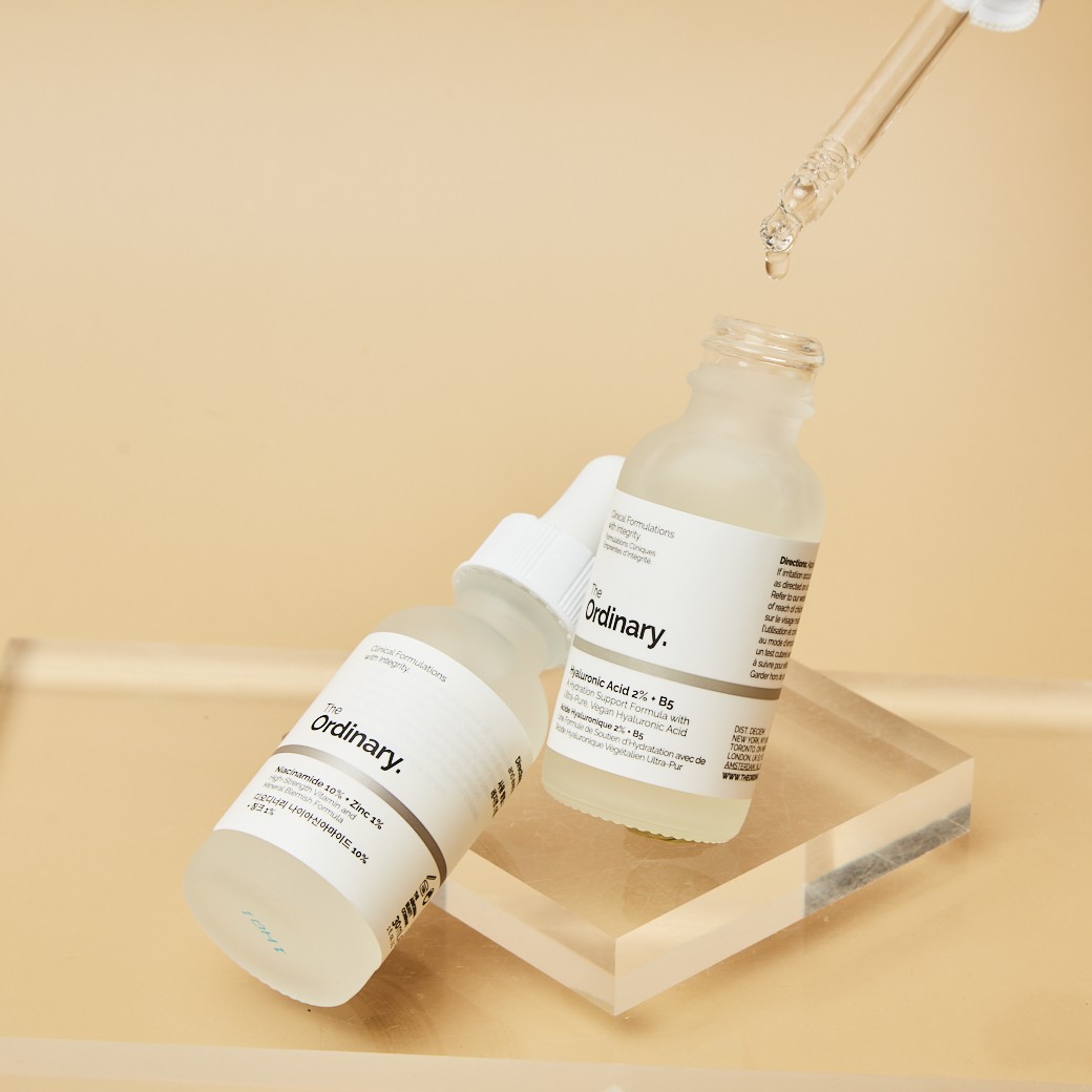 The Ordinary Hyaluronic Acid with 2% + B5 (30 ml) and Niacinamide 10% + Zinc 1% (30 ml) Facial Kit - Image 4
