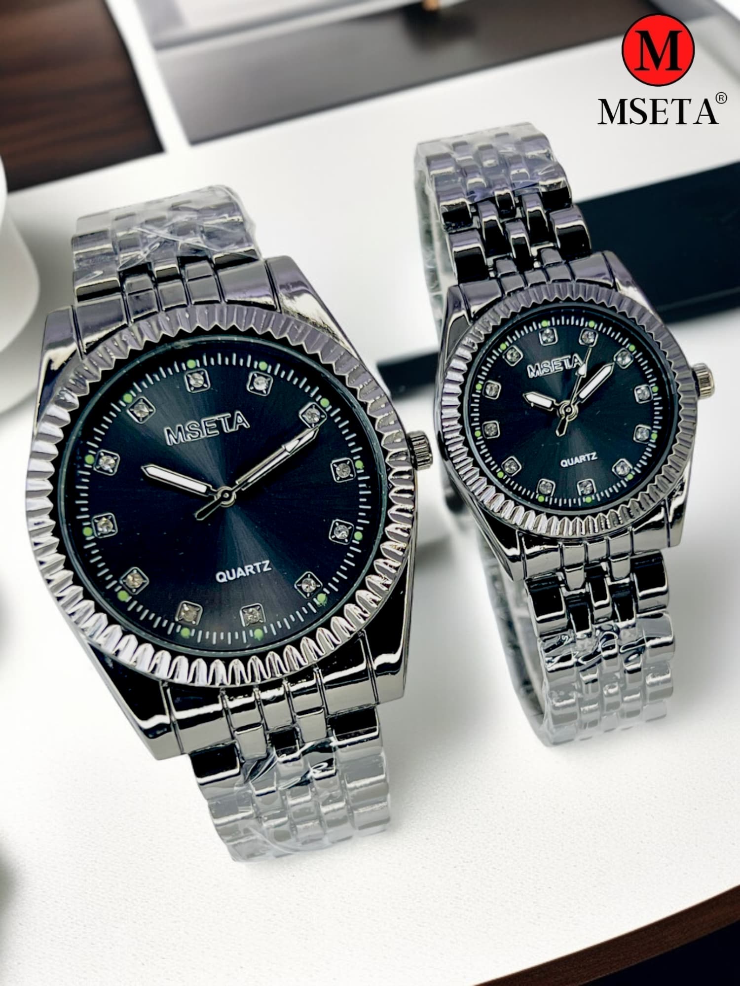 MSETA Premium Couple Quartz Watch Sets - Image 3