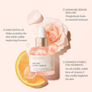 BIOSSANCE Squalane + Vitamin C Rose Oil-30ml