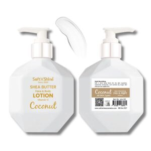 Soft n Shine Shea Butter Face & Body Lotion – Coconut