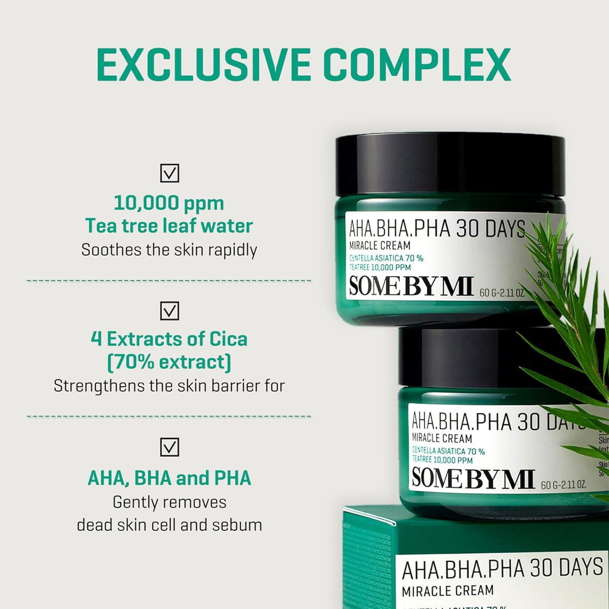Some By Mi AHA BHA PHA 30 Days Miracle Cream – 60g - Image 5