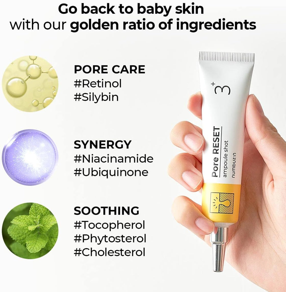 Numbuzin No. 3 Pore Reset Ampoule Shot – 25ml - Image 4