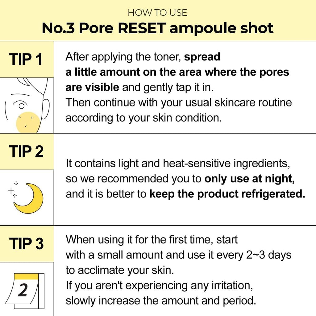 Numbuzin No. 3 Pore Reset Ampoule Shot – 25ml - Image 6