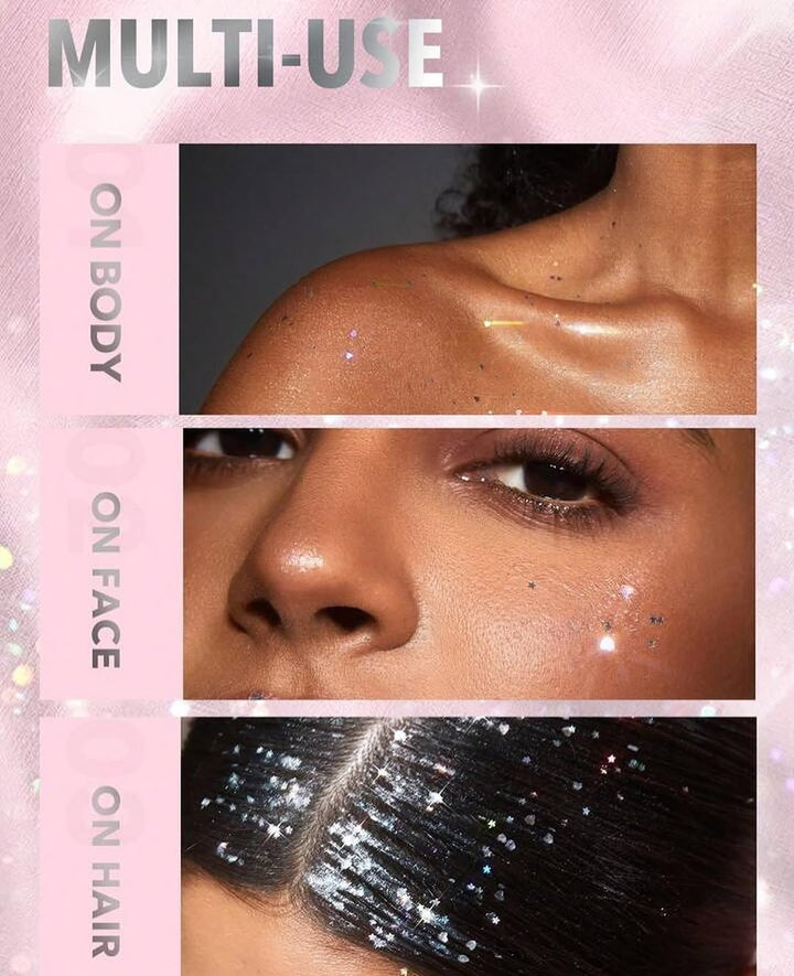 SHEGLAM Party Starter Face, Body & Hair Highlighter - Image 4
