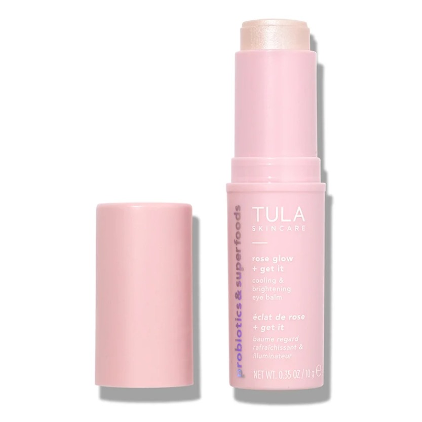 TULA Skincare Rose Glow & Get It Cooling & Brightening Eye Balm – 10g